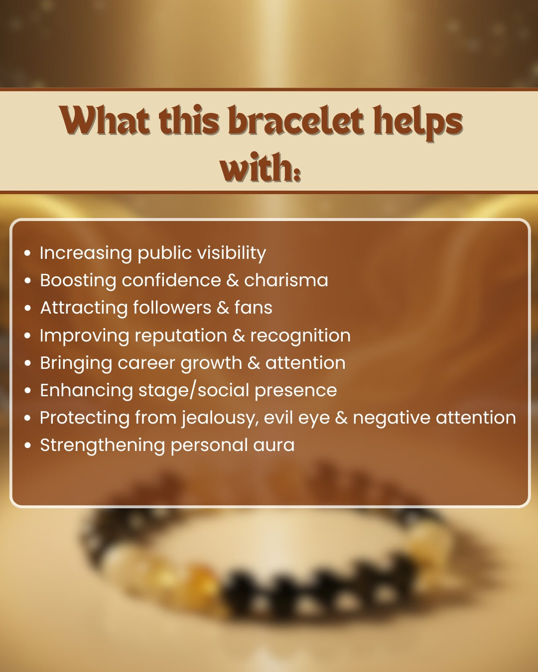 The Celeb's Bracelet