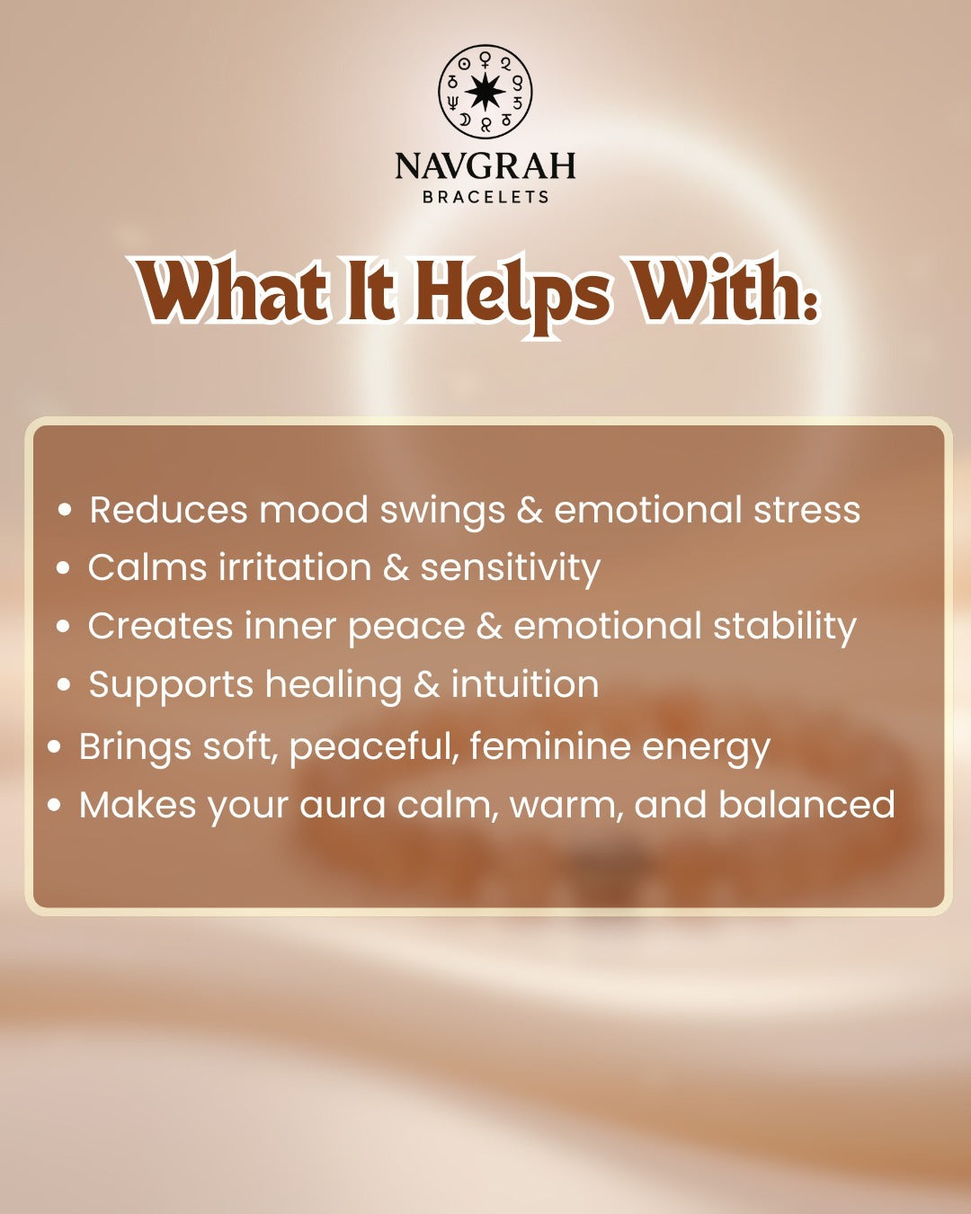 The Peace And Mood Swings Control Moonstone Bracelet